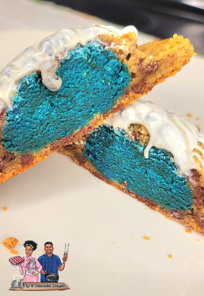 Blue Velvet STUFFED cookies